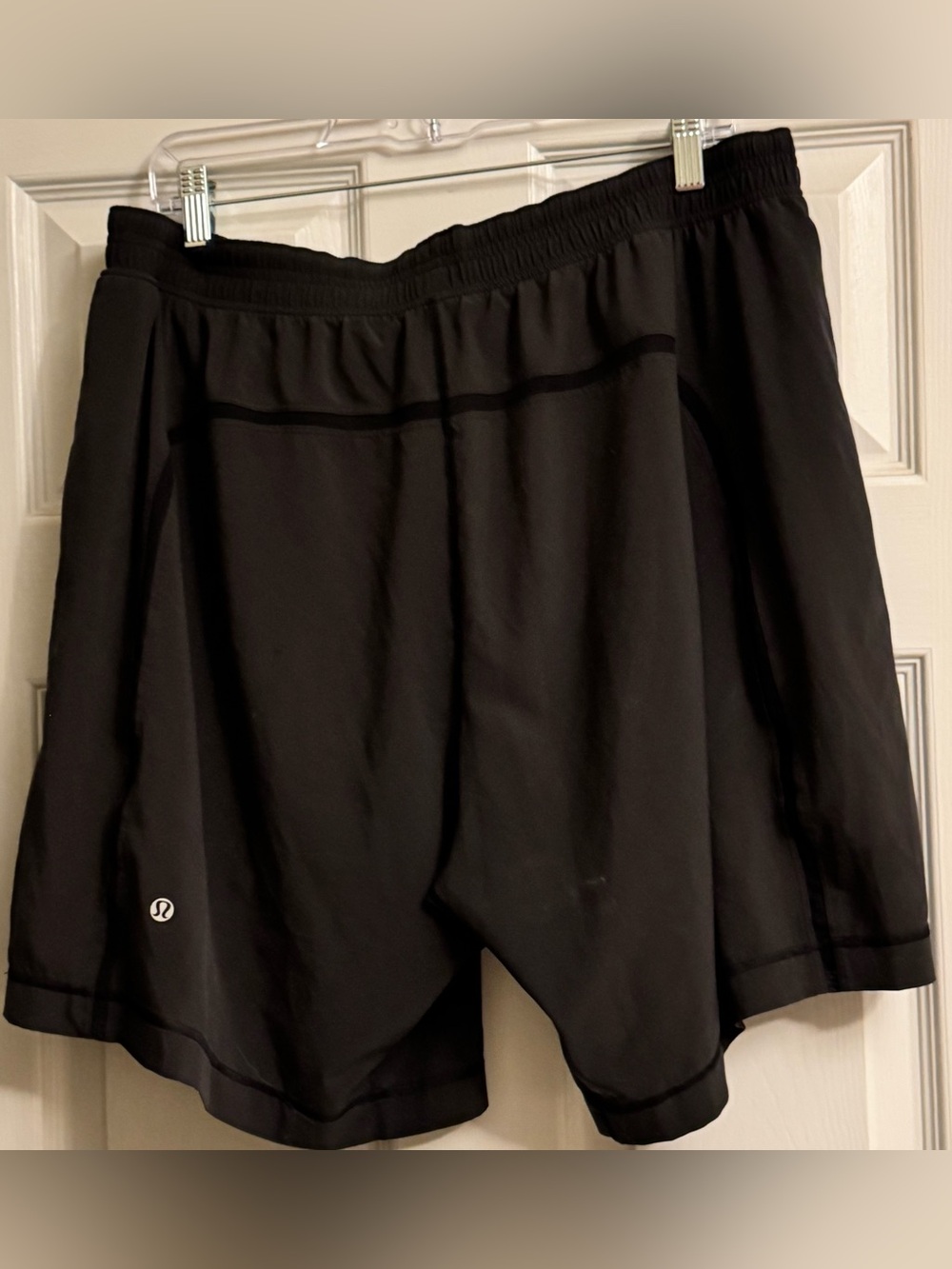 lululemon athletica Men’s Black Athletic Running Shorts